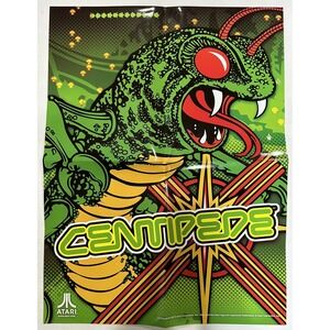 CENTIPEDE‎ ATARI Arcade Game Poster 18" x 24"  NEW Man Cave Game Room 2013